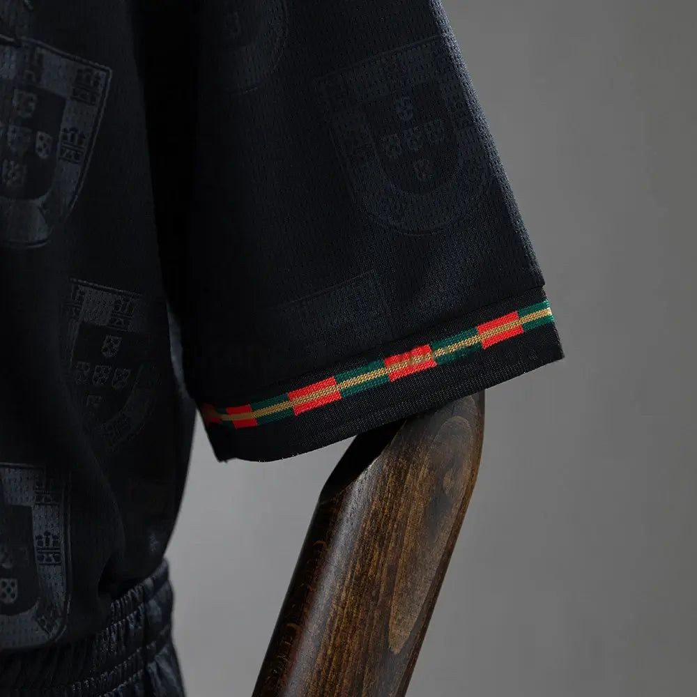 Kit Ensemble Football Portugal Noir Enfant 2026