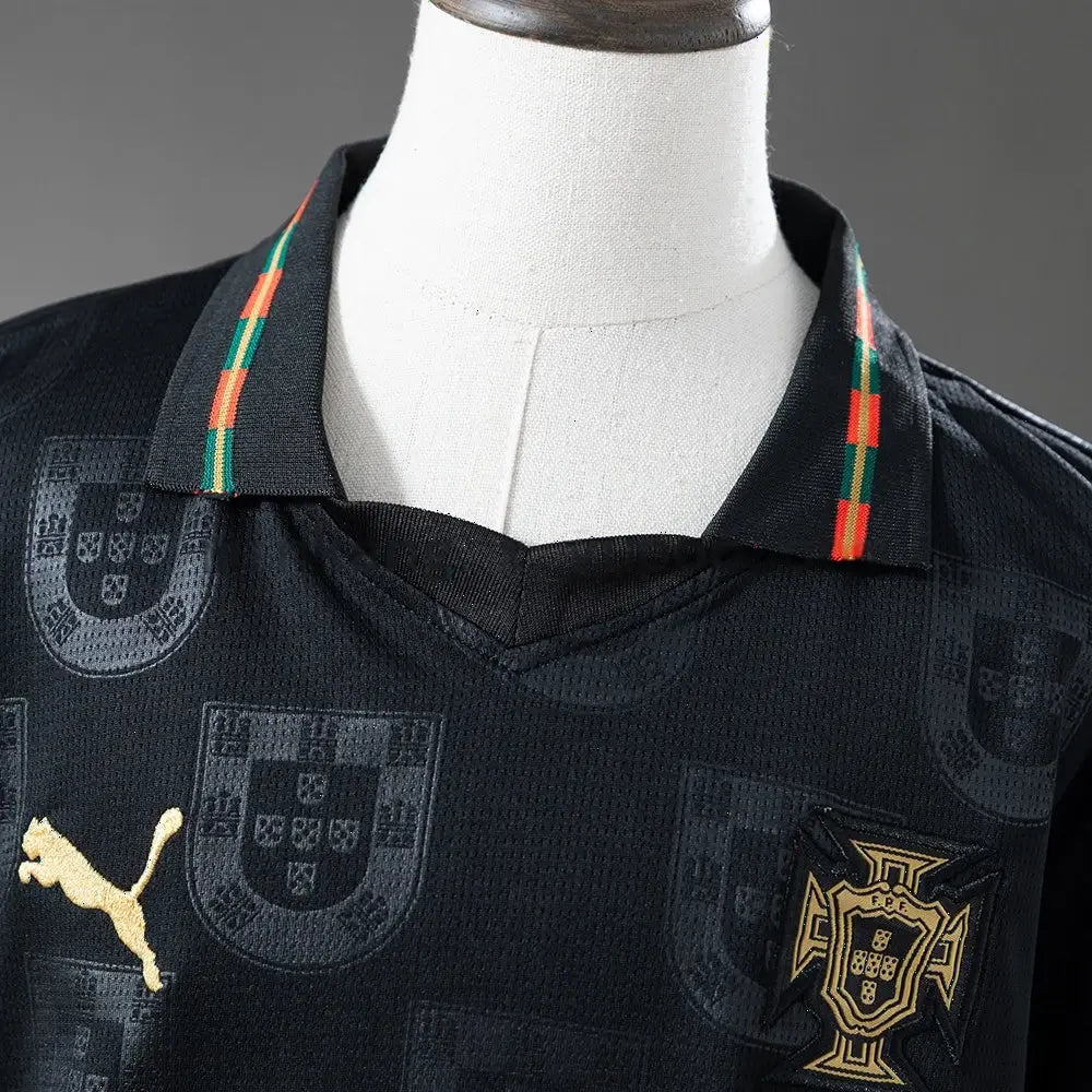 Kit Ensemble Football Portugal Noir Enfant 2026