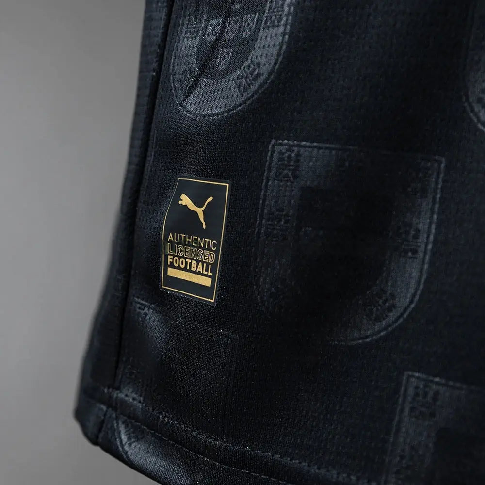 Kit Ensemble Football Portugal Noir Enfant 2026