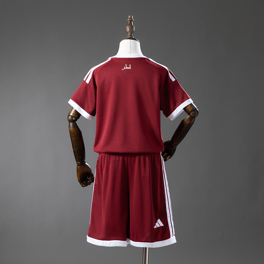 Kit Ensemble Football Qatar Domicile Enfant 2026