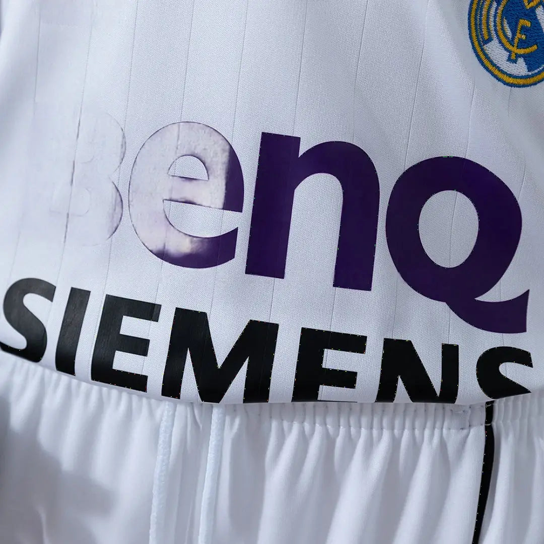 Kit Ensemble Football Real Madrid Domicile Enfant Rétro 2006/07