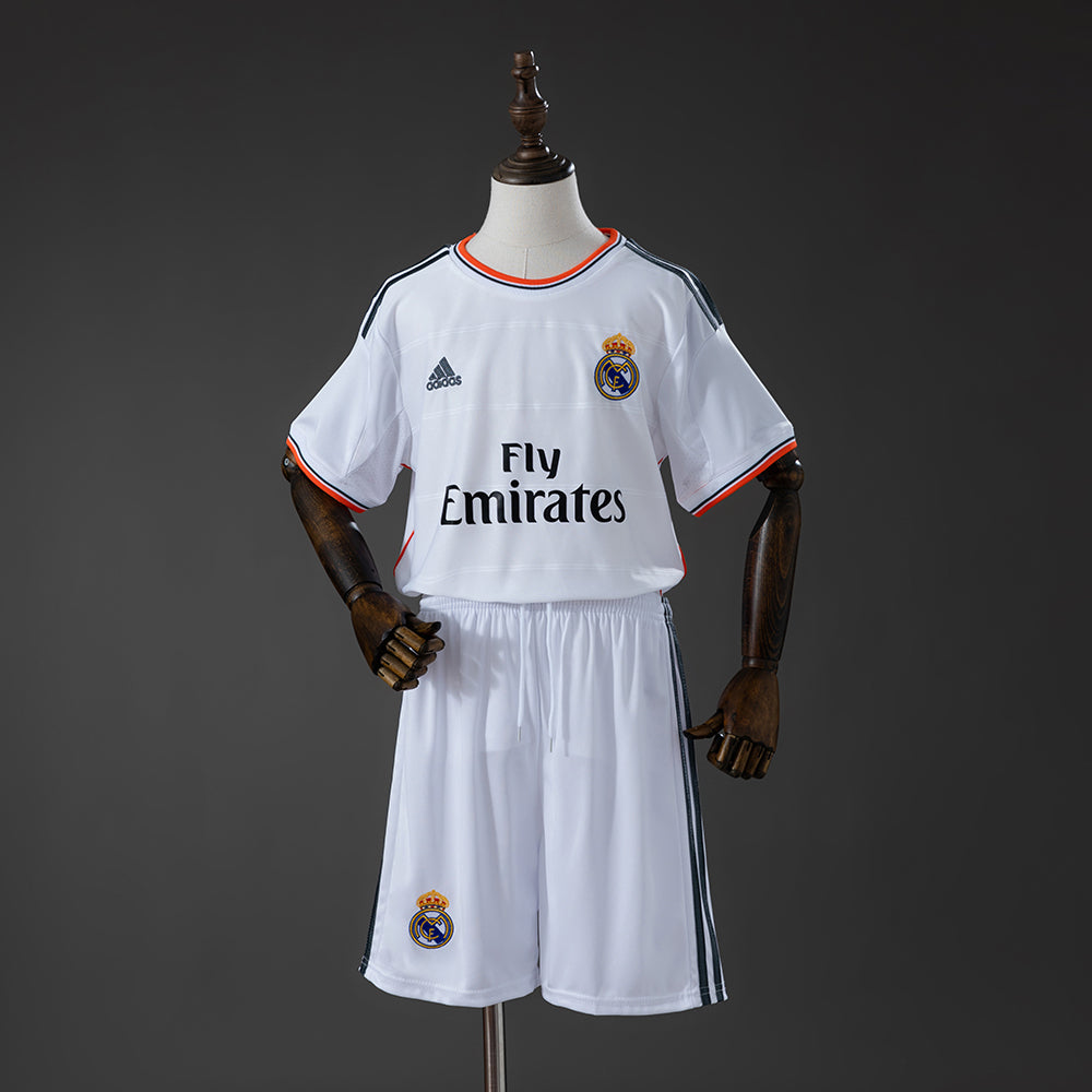 Kit Ensemble Football Real Madrid Domicile Enfant Rétro 2013/14