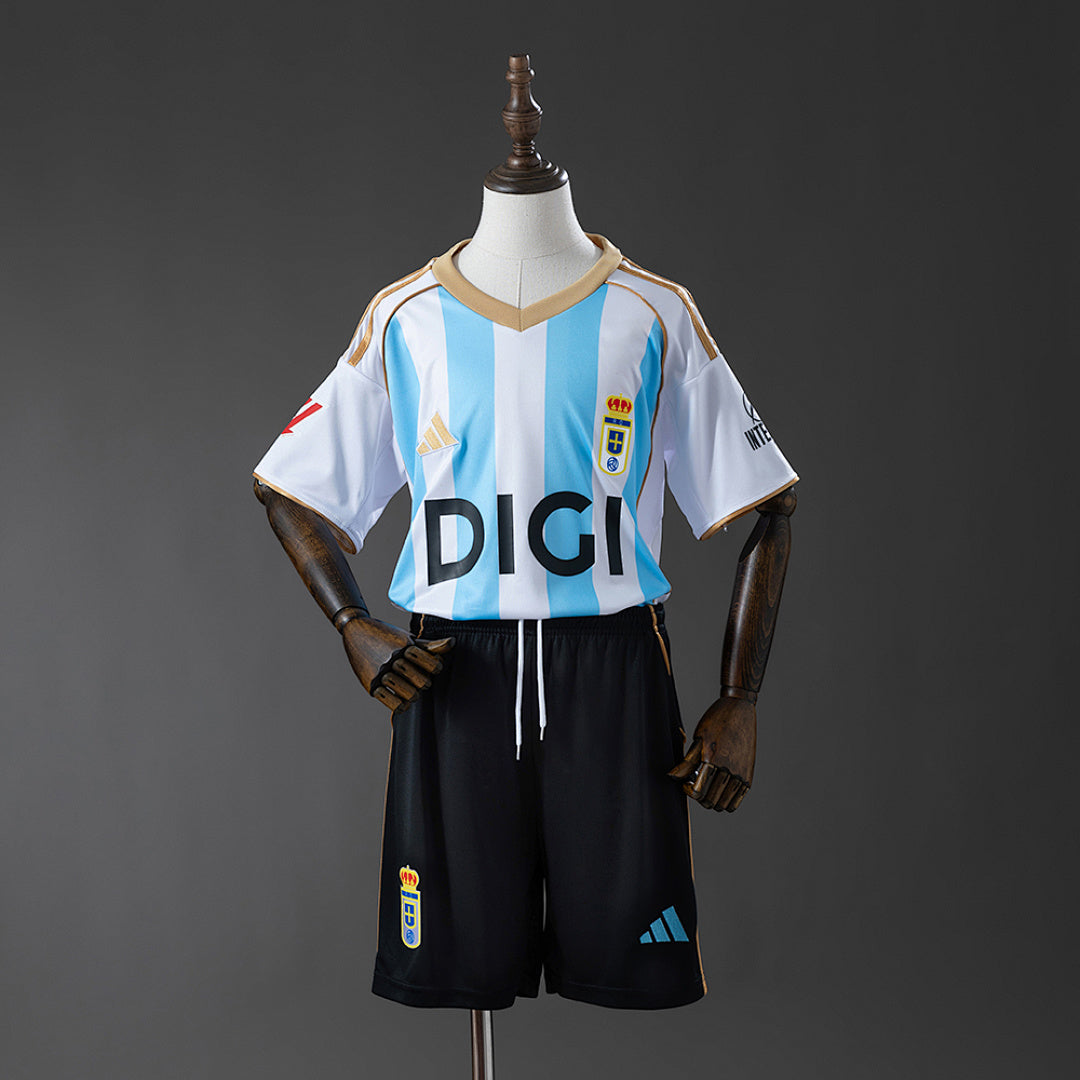 Kit Ensemble Football Real Oviedo Troisième Extérieur Enfant 2025/26