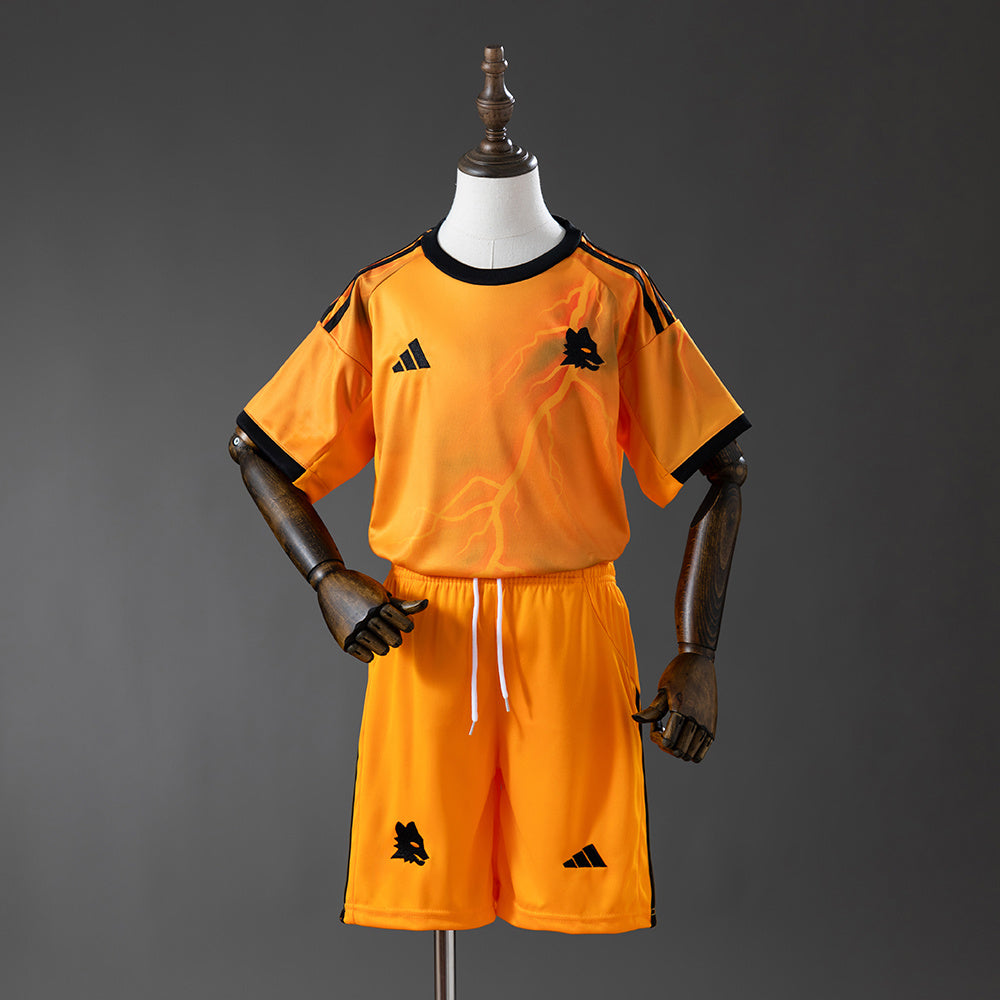 Kit Ensemble Football Roma Extérieur Enfant 2025/26
