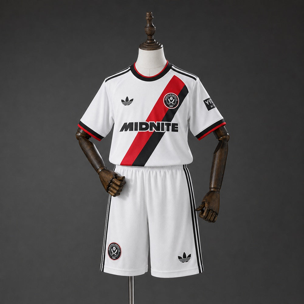 Kit ensemble football Sheffield United extérieur enfant 2026/27 .