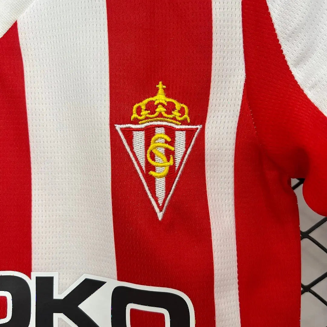 Kit Ensemble Football Sporting Gijon Domicile Enfant 2025/26