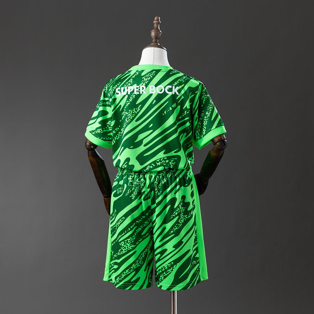 Kit Ensemble Football Sporting Lisbon Gardien Enfant 2025/26.