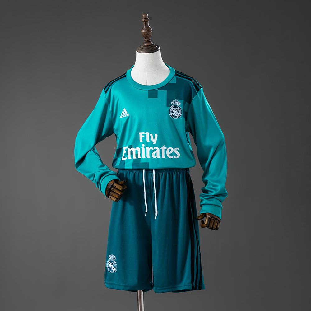 Kit Ensemble Football Third Enfant Rétro Manches Longues 2017/18