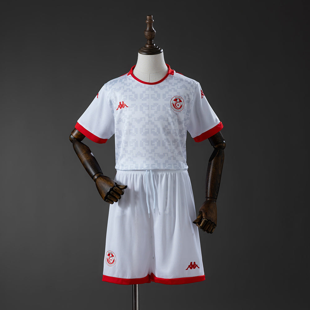 Kit Ensemble Football Tunisie Extérieur Enfant 2026