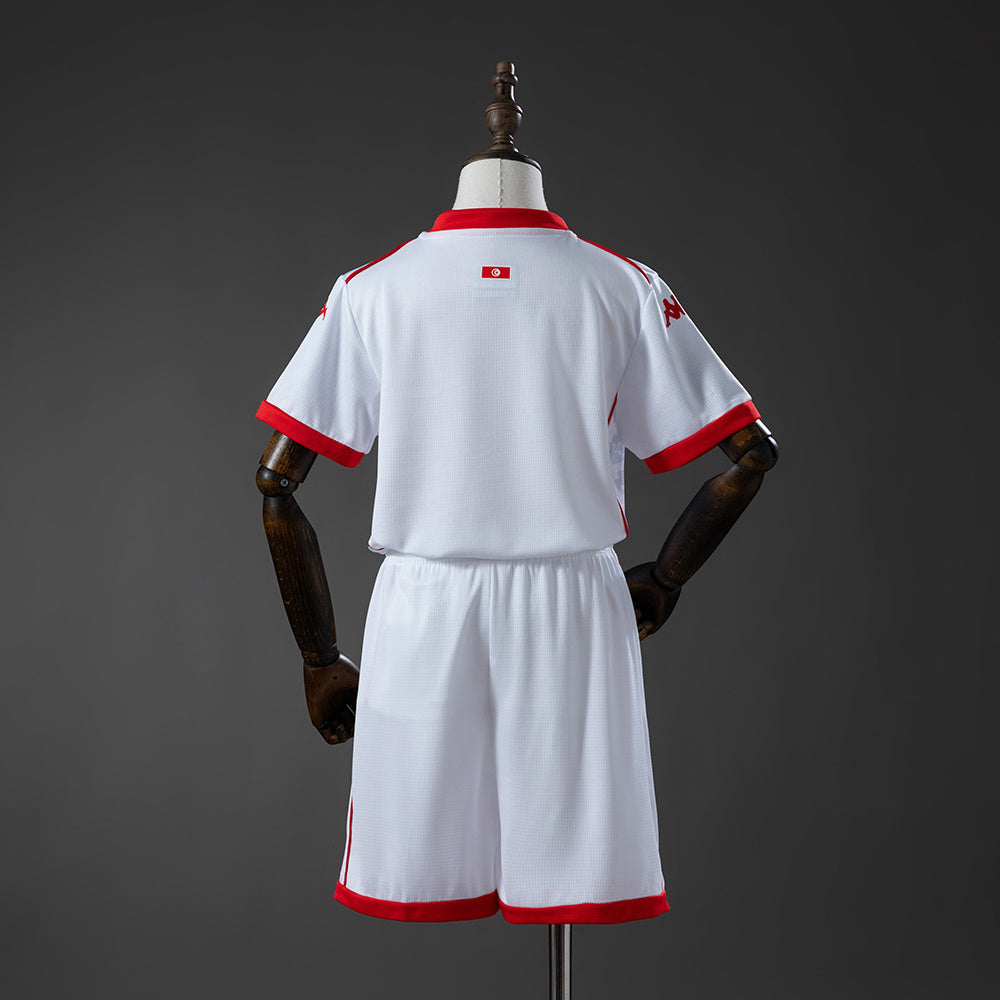 Kit Ensemble Football Tunisie Extérieur Enfant 2026