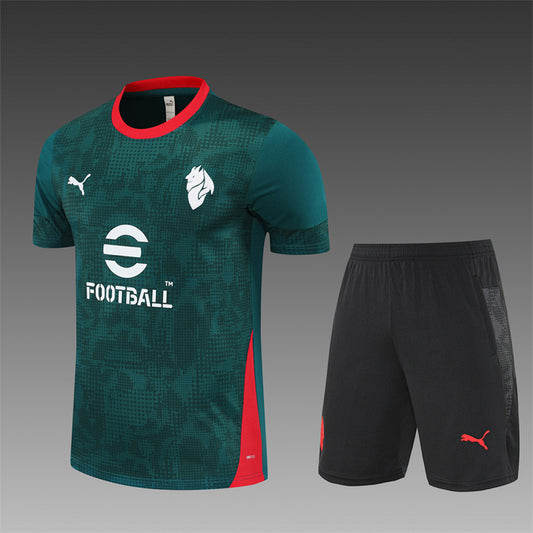 Kit Football AC Vert Camouflage Ensemble Training 2025/26 - Adulte