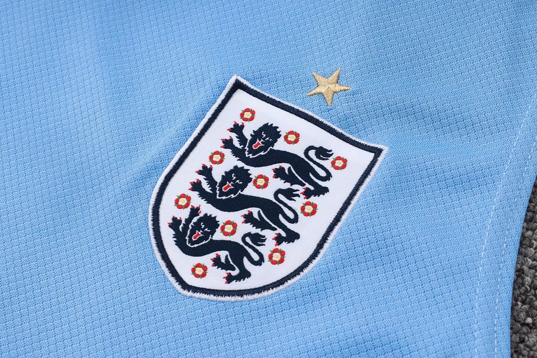 Kit Football Angleterre Ensemble Training Bleu Clair