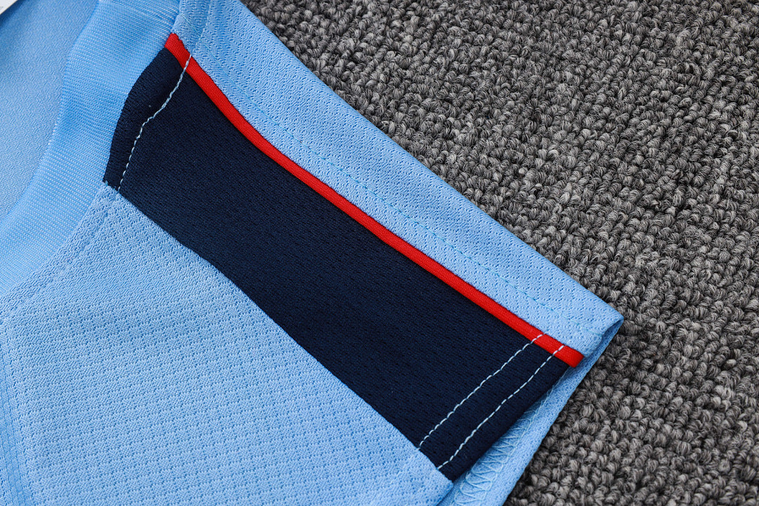 Kit Football Angleterre Ensemble Training Bleu Clair