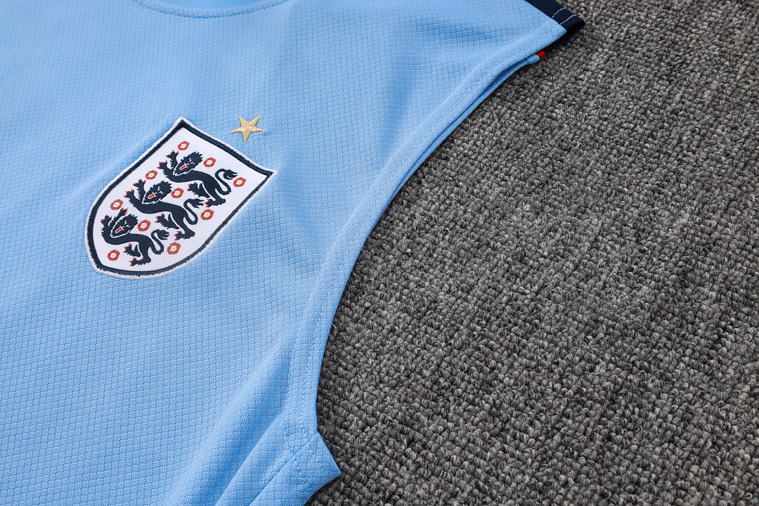 Kit Football Angleterre Ensemble Training Bleu Clair