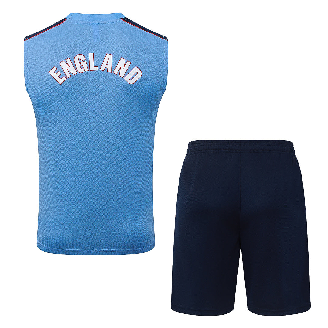 Kit Football Angleterre Ensemble Training Bleu Clair
