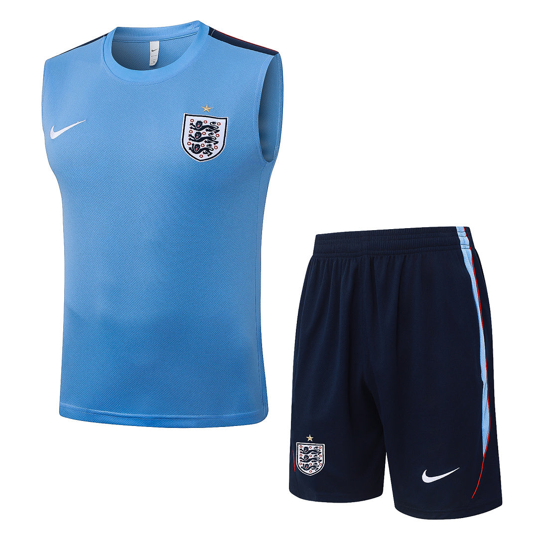 Kit Football Angleterre Ensemble Training Bleu Clair