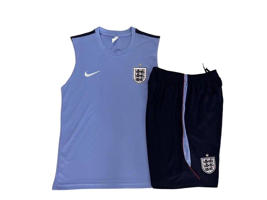 Kit Football Angleterre Ensemble Training Bleu Clair
