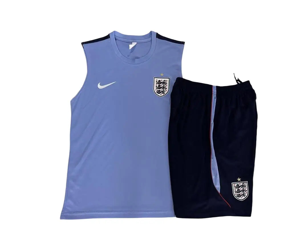 Kit Football Angleterre Ensemble Training Bleu Clair