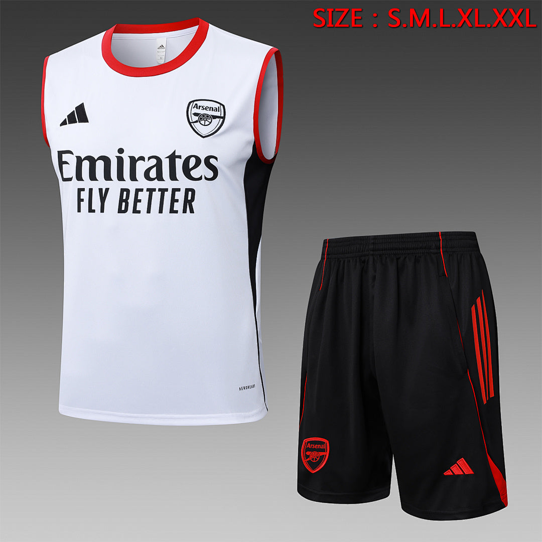 Kit Football Arsenal Débardeur Blanc 2025/26