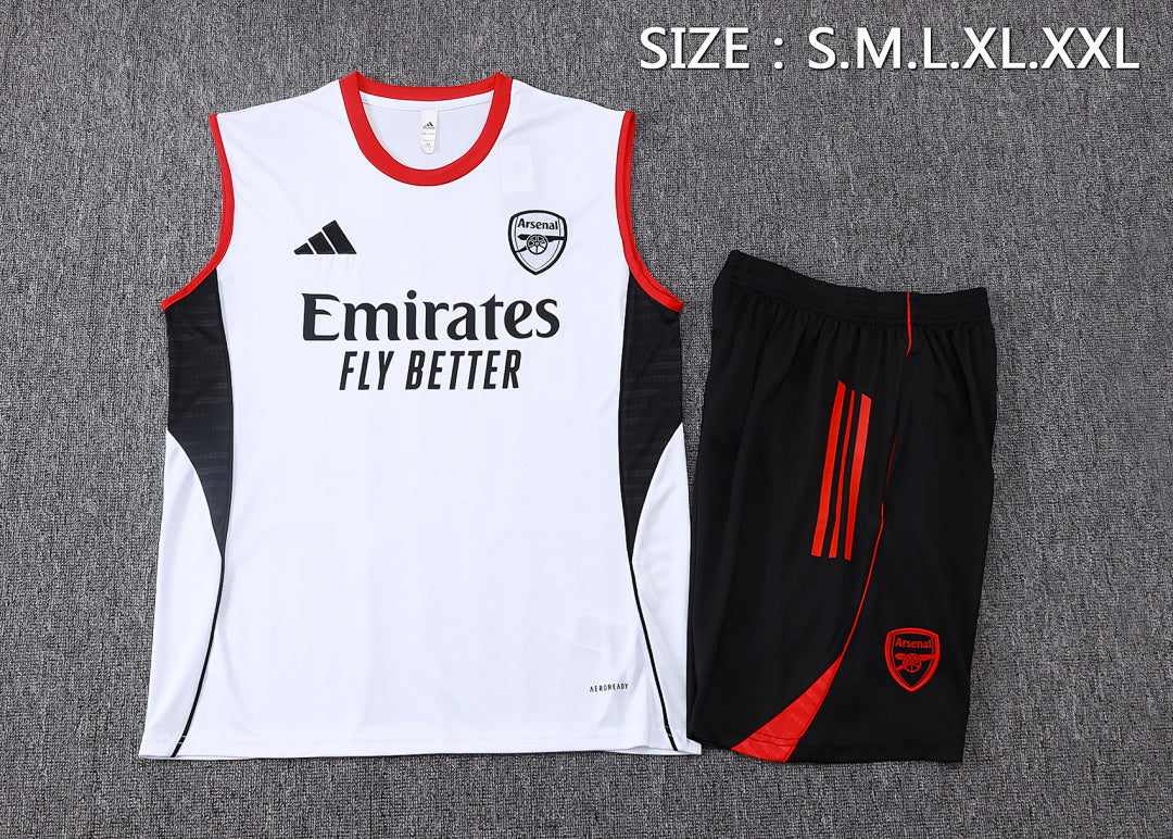 Kit Football Arsenal Débardeur Blanc 2025/26