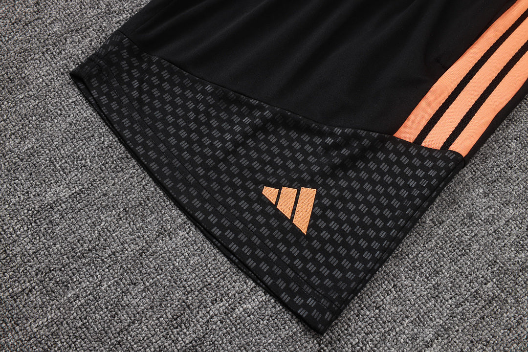 Kit Football Arsenal Ensemble Training Noir Orange