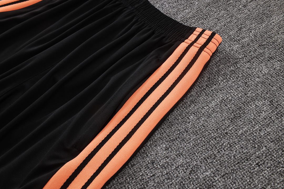 Kit Football Arsenal Ensemble Training Noir Orange