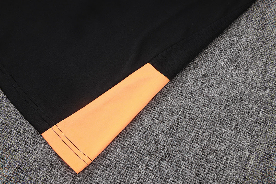 Kit Football Arsenal Ensemble Training Noir Orange