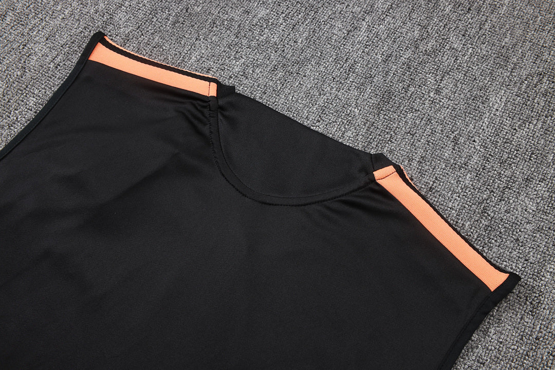 Kit Football Arsenal Ensemble Training Noir Orange