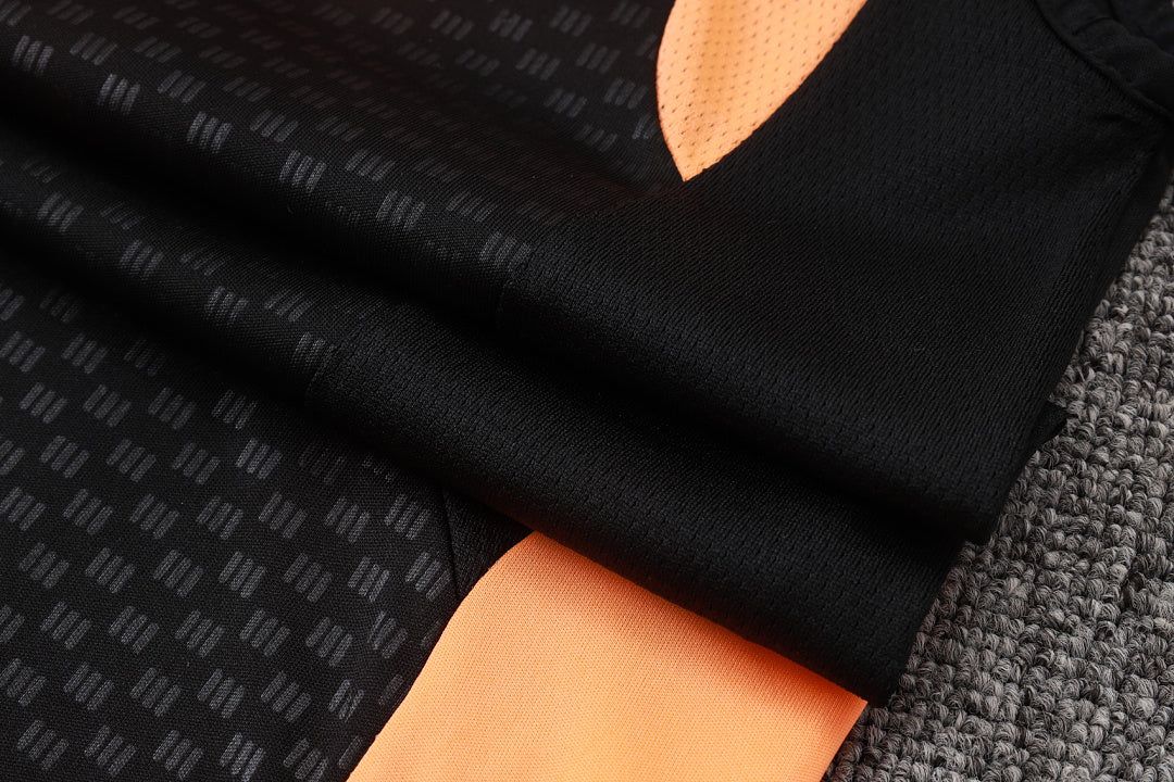 Kit Football Arsenal Ensemble Training Noir Orange