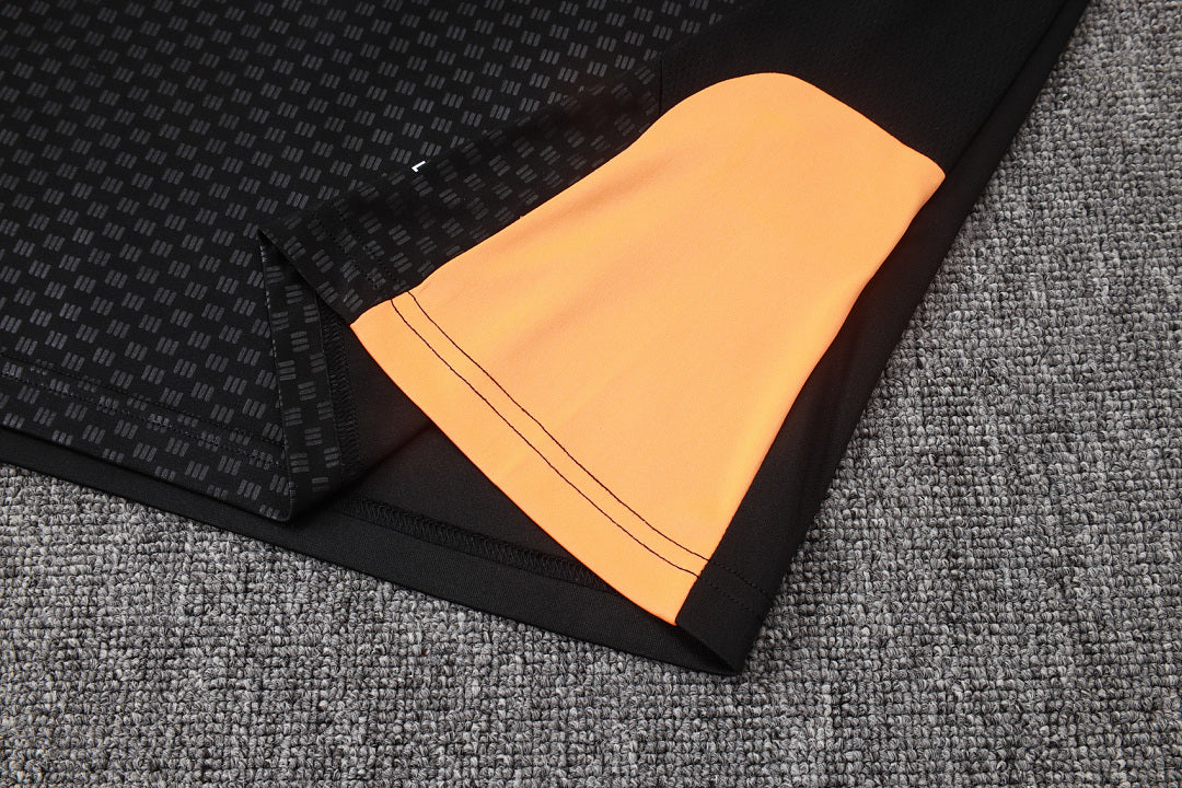 Kit Football Arsenal Ensemble Training Noir Orange
