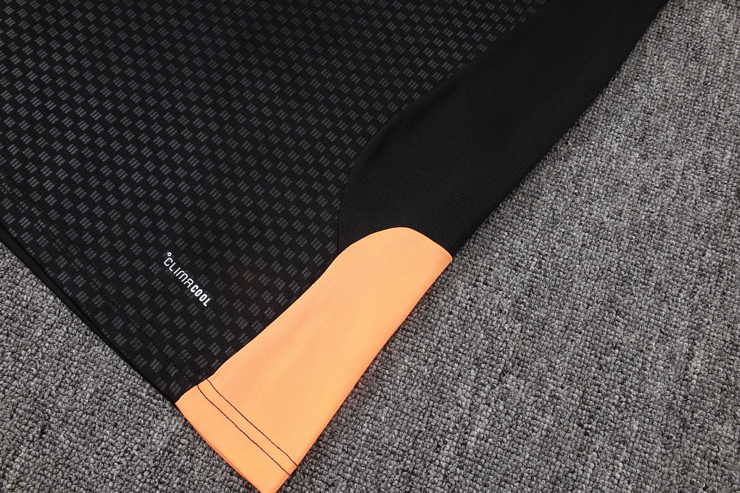 Kit Football Arsenal Ensemble Training Noir Orange