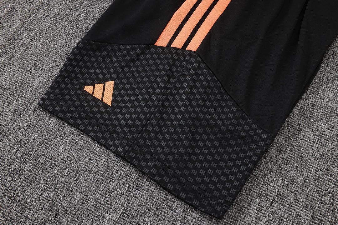 Kit Football Arsenal Ensemble Training Noir Orange