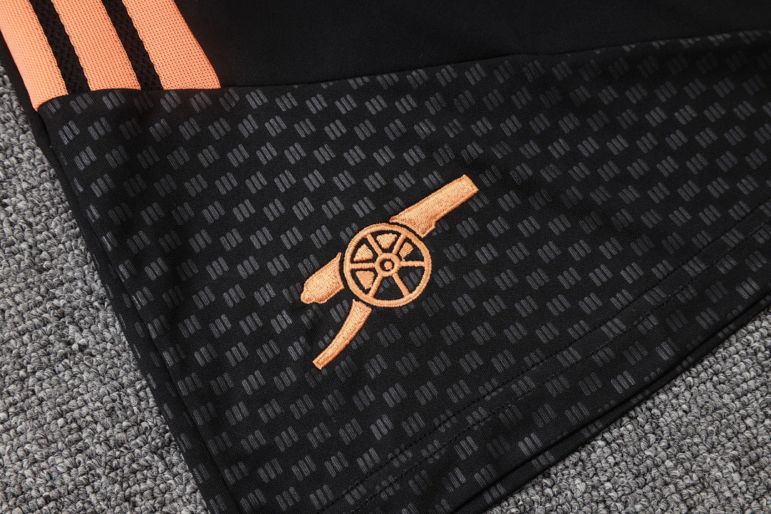 Kit Football Arsenal Ensemble Training Noir Orange