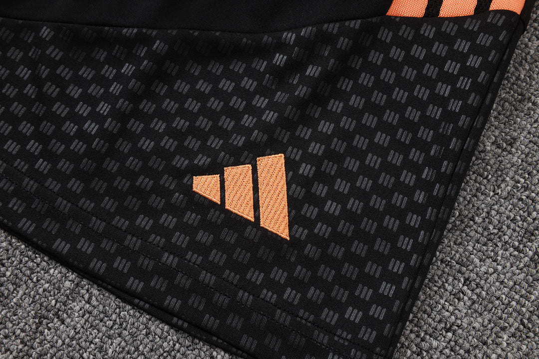 Kit Football Arsenal Ensemble Training Noir Orange