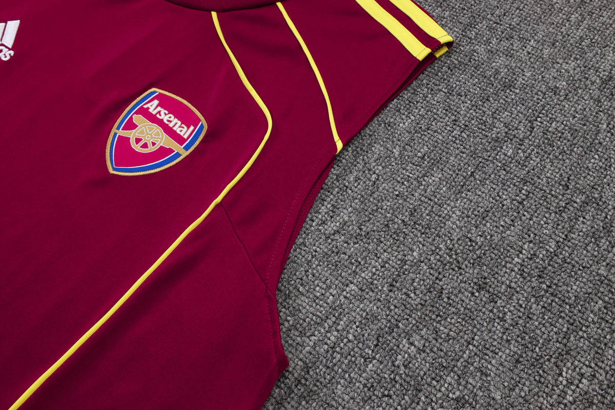 Kit Football Arsenal Ensemble Training Sans Manches 2025/26