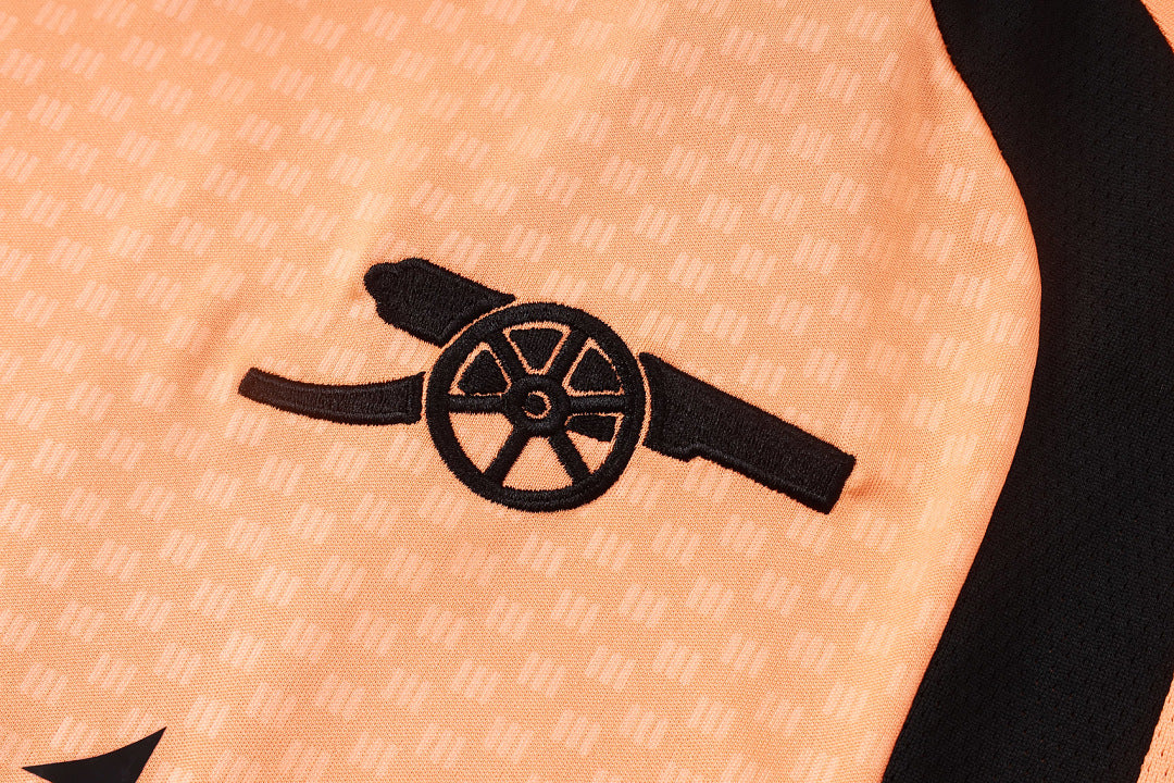 Kit Football Arsenal Ensemble Training Sans Manches Orange 2026/27