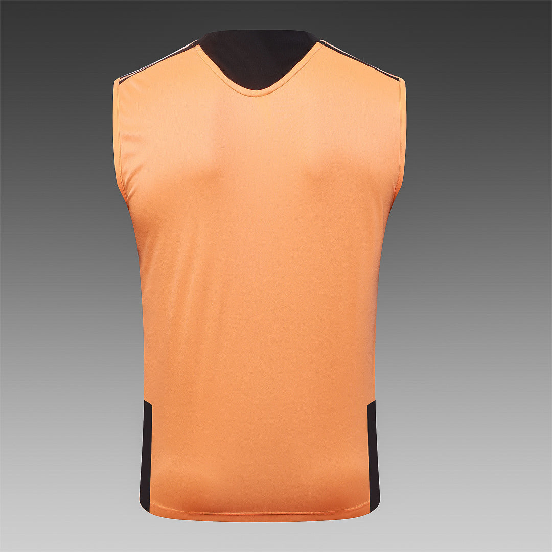 Kit Football Arsenal Ensemble Training Sans Manches Orange 2026/27