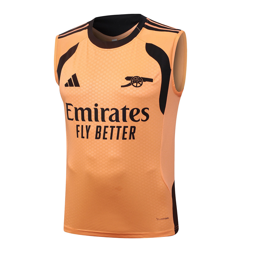 Kit Football Arsenal Ensemble Training Sans Manches Orange 2026/27