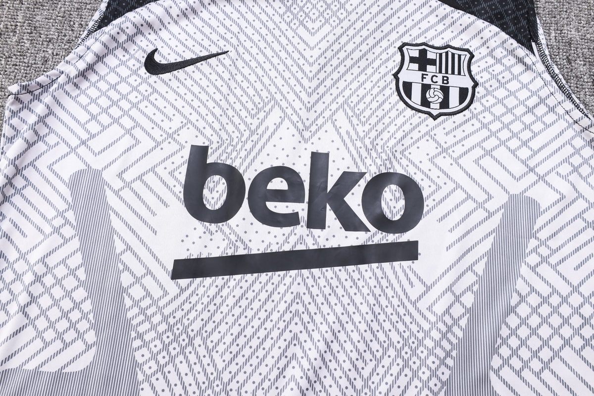Kit Football Barcelone Ensemble Training Sans Manches 2023/24