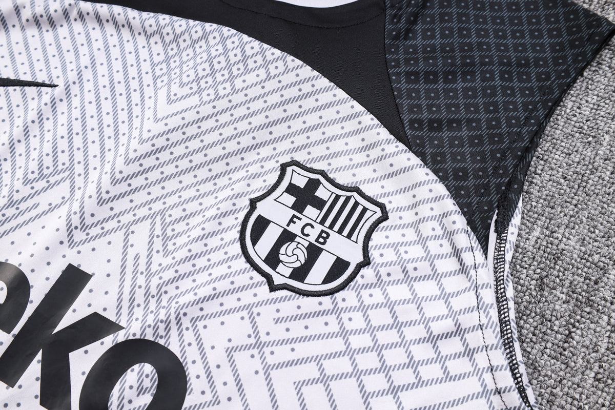 Kit Football Barcelone Ensemble Training Sans Manches 2023/24