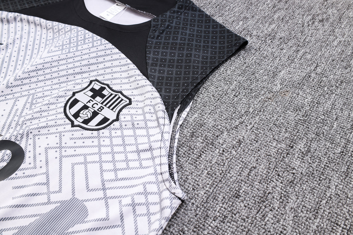 Kit Football Barcelone Ensemble Training Sans Manches 2023/24