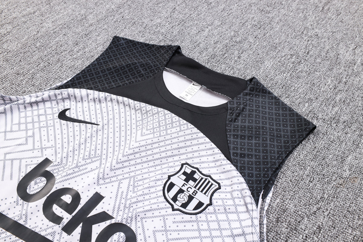 Kit Football Barcelone Ensemble Training Sans Manches 2023/24