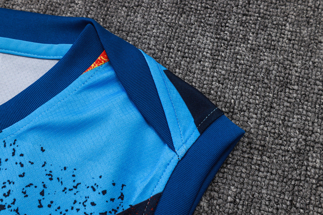 Kit Football Barcelone Ensemble Training Sans Manches 2025/26