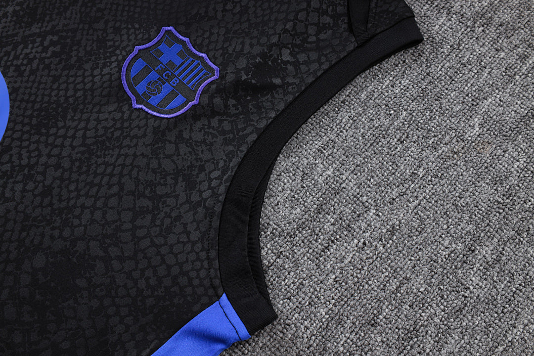 Kit Football Barcelone Ensemble Training Sans Manches 2025/26
