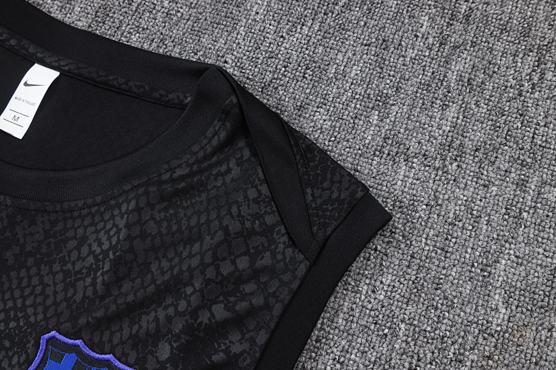 Kit Football Barcelone Ensemble Training Sans Manches 2025/26