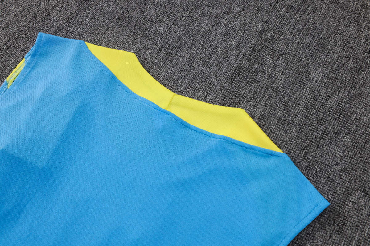 Kit Football Barcelone Ensemble Training Sans Manches 2025/26