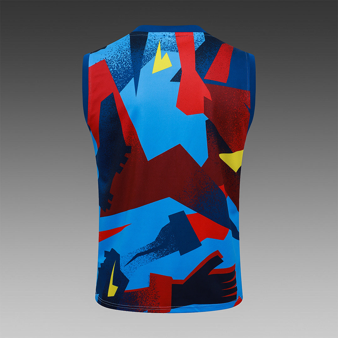 Kit Football Barcelone Ensemble Training Sans Manches 2025/26