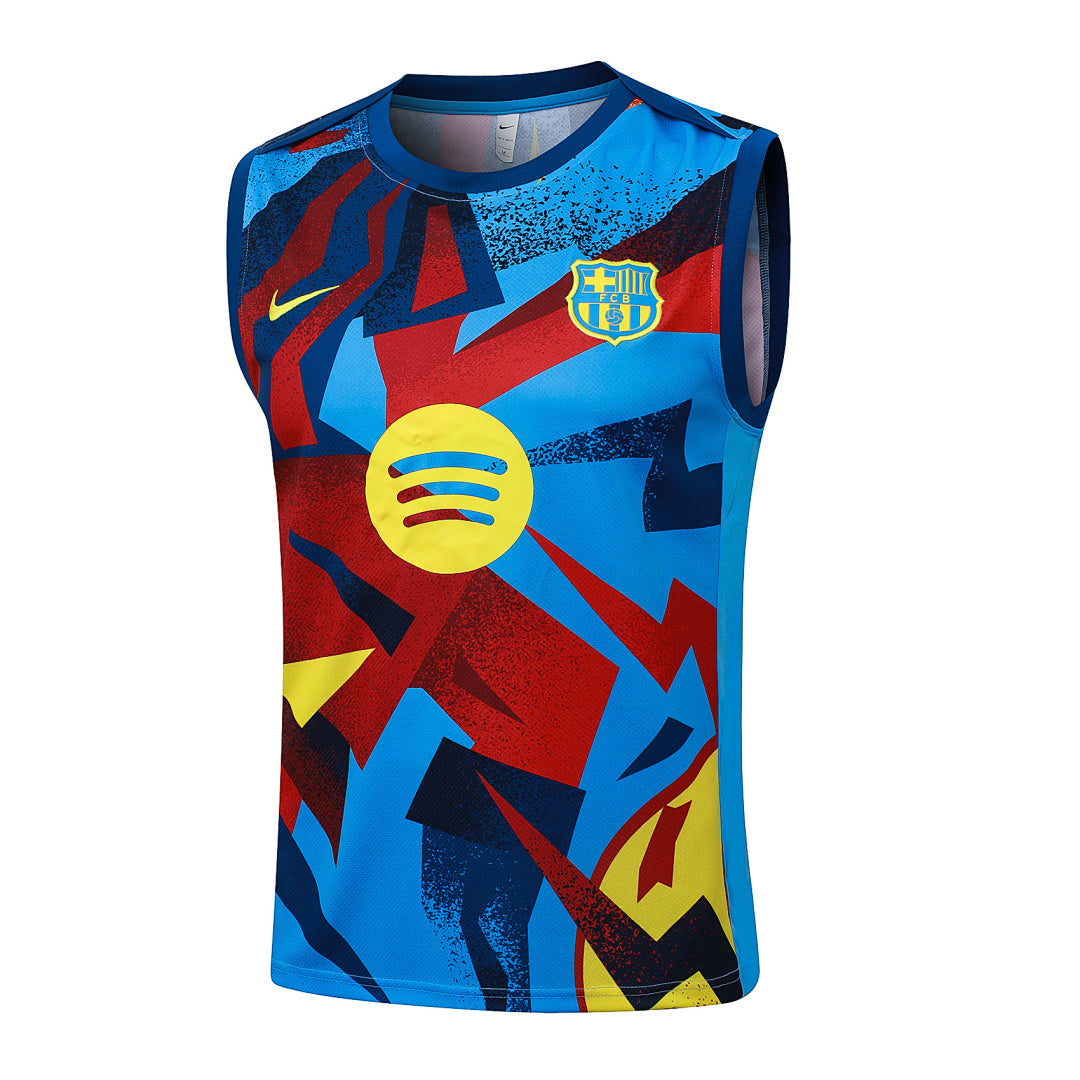 Kit Football Barcelone Ensemble Training Sans Manches 2025/26
