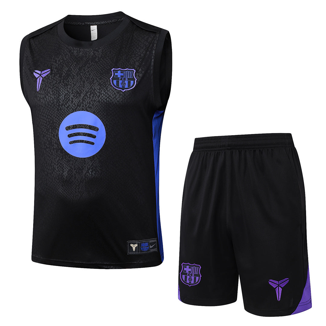 Kit Football Barcelone Ensemble Training Sans Manches 2025/26