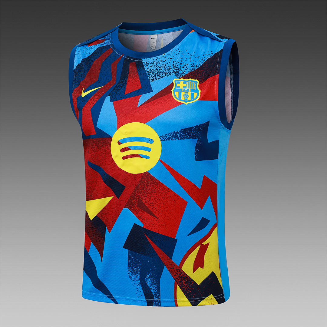 Kit Football Barcelone Ensemble Training Sans Manches 2025/26